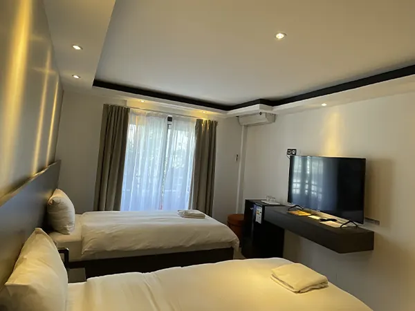twins-rooms-2 Chambre twin avec deux lits simples, Hôtel Select Saint-Denis